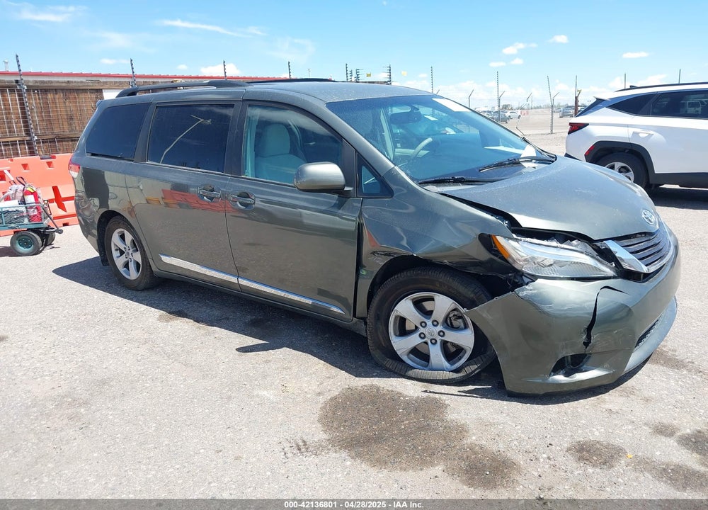 2012 TOYOTA SIENNA LE V6 8 PASSENGER VIN: 5TDKK3DC3CS185395