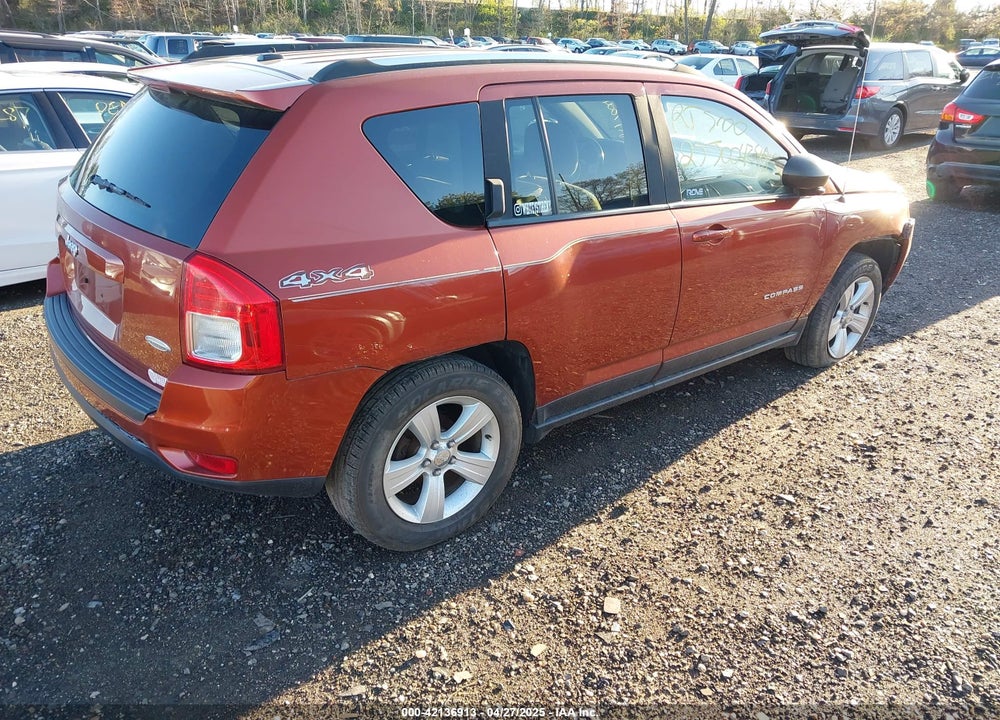 2012 JEEP COMPASS LATITUDE VIN: 1C4NJDEB8CD567736