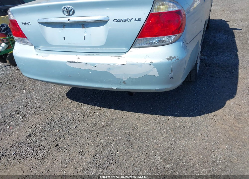 2005 TOYOTA CAMRY LE VIN: 4T1BE32K65U994854