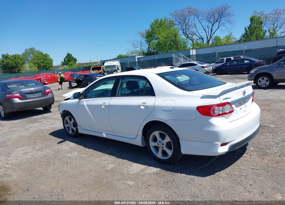 2011 TOYOTA COROLLA S VIN: 2T1BU4EE3BC729367