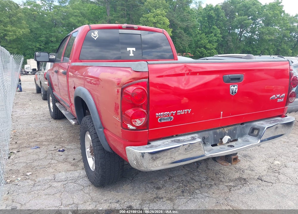 2007 DODGE RAM 2500 VIN: 3D7KS28C47G750655