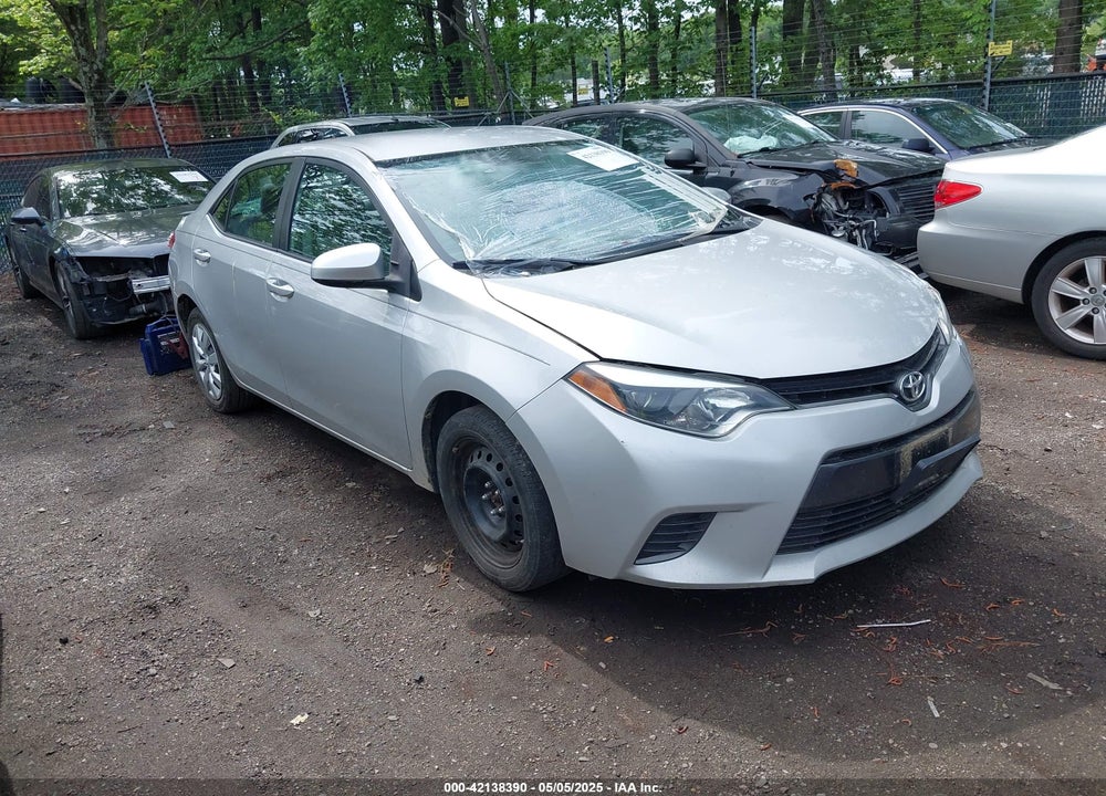 2016 TOYOTA COROLLA LE VIN: 2T1BURHEXGC508851