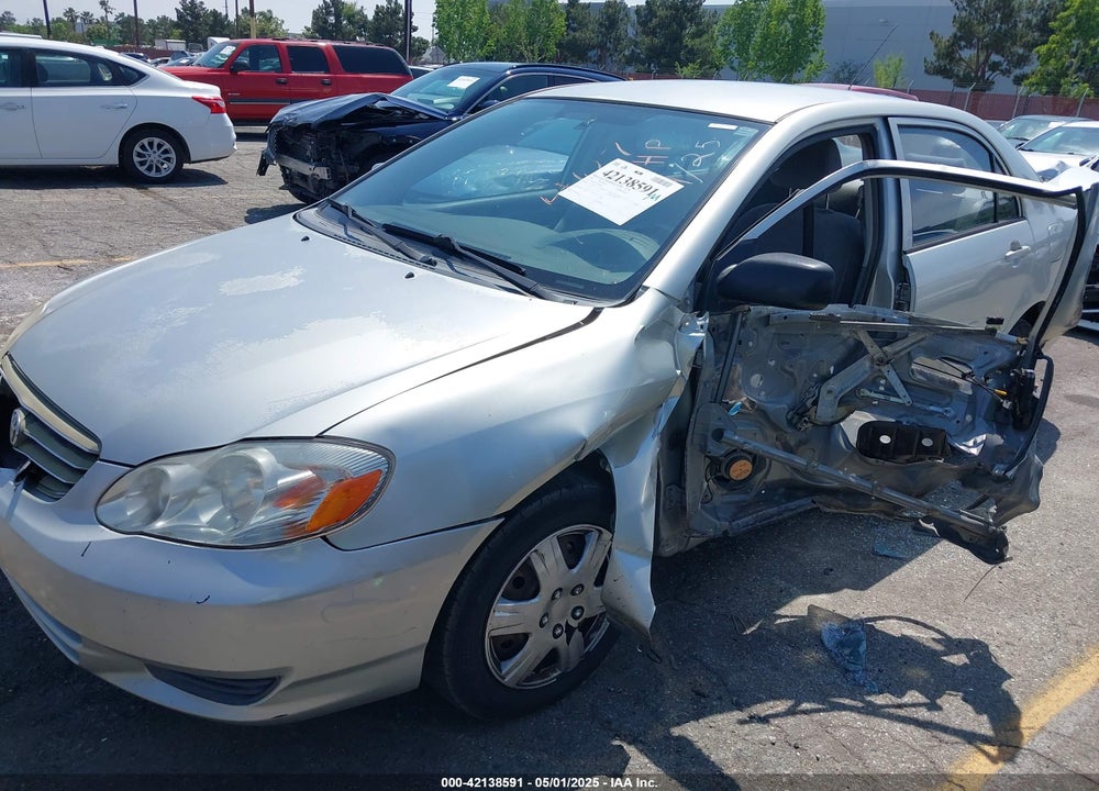 2003 TOYOTA COROLLA CE VIN: JTDBR32E230008940