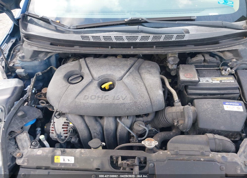 2013 HYUNDAI ELANTRA GLS VIN: KMHDH4AE0DU962160