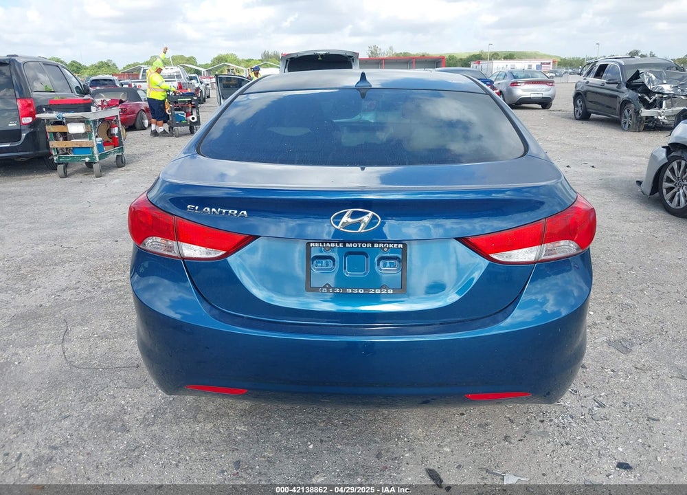 2013 HYUNDAI ELANTRA GLS VIN: KMHDH4AE0DU962160