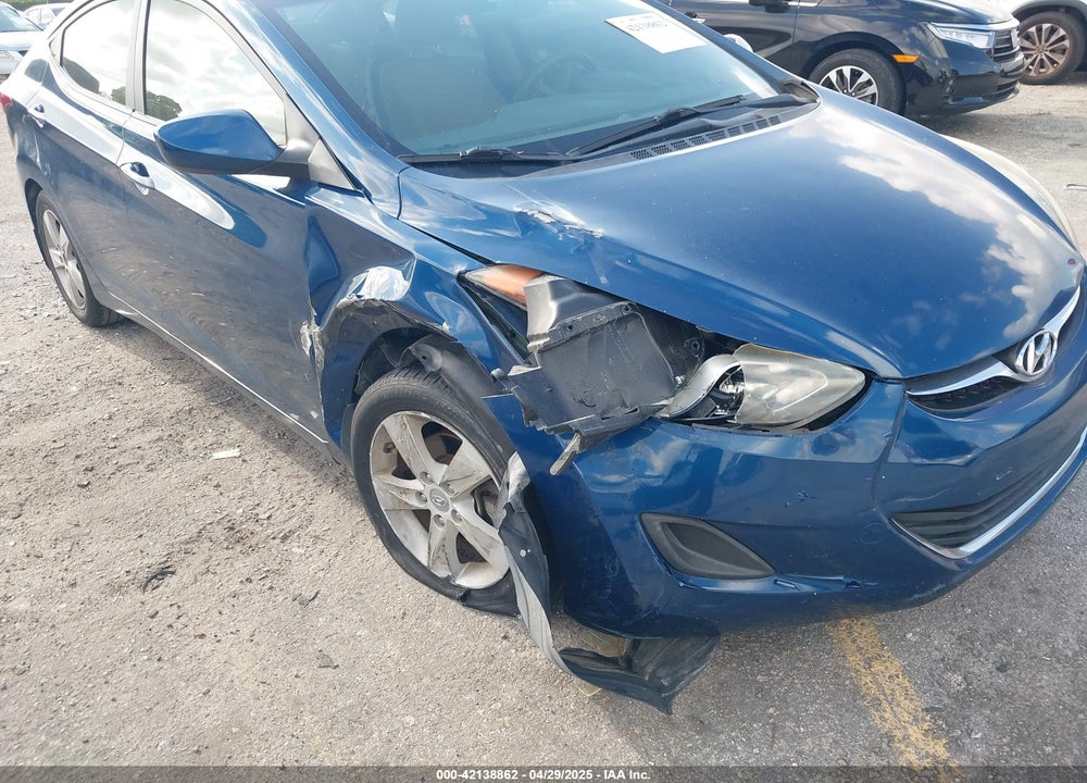 2013 HYUNDAI ELANTRA GLS VIN: KMHDH4AE0DU962160