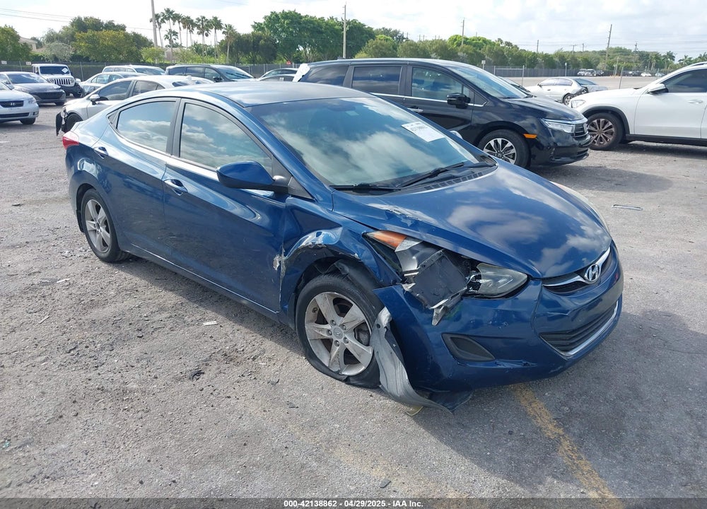 2013 HYUNDAI ELANTRA GLS VIN: KMHDH4AE0DU962160