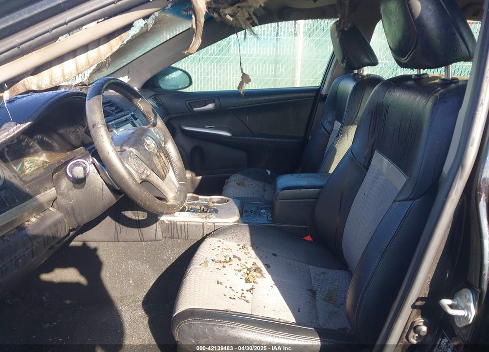 2012 TOYOTA CAMRY SE VIN: 4T1BF1FK7CU116956