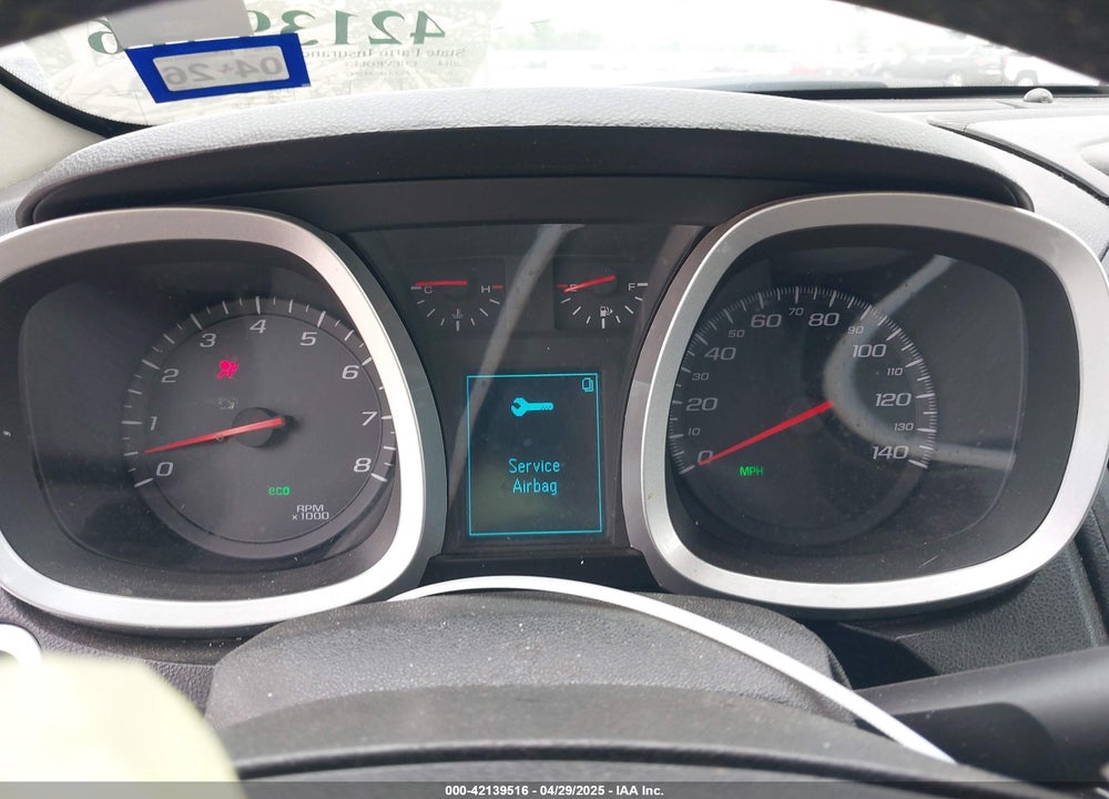2014 CHEVROLET EQUINOX 1LT VIN: 2GNALBEK1E6288294