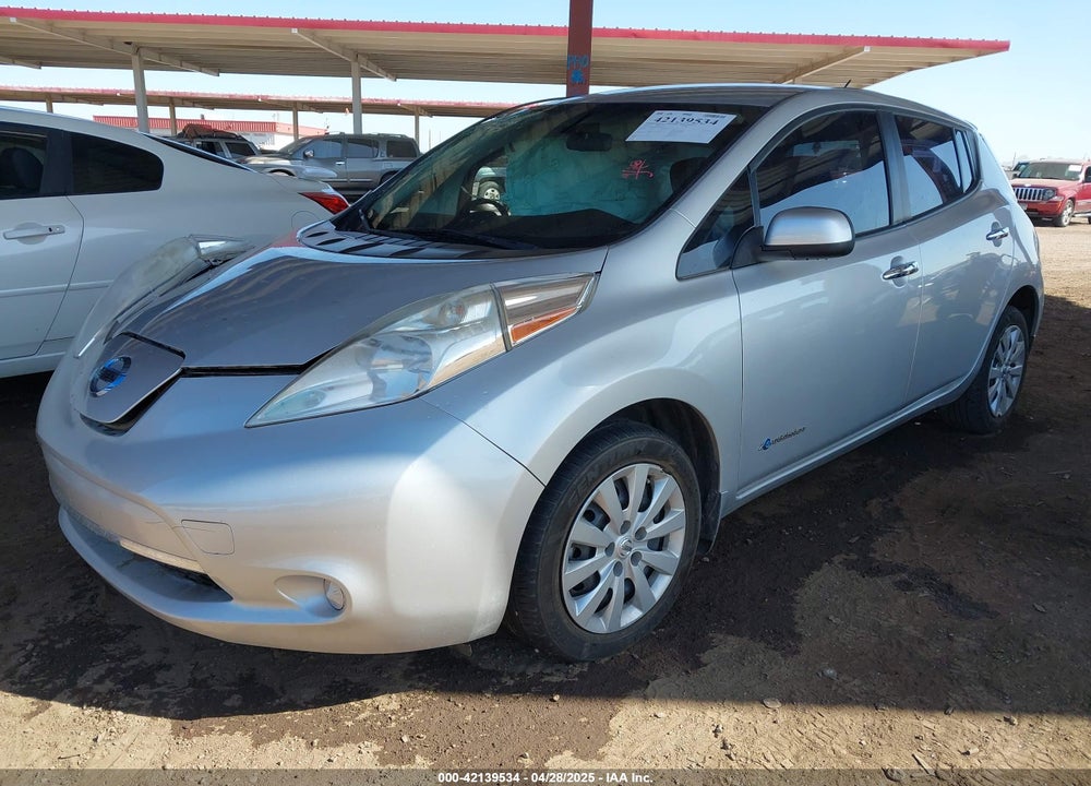 2015 NISSAN LEAF S VIN: 1N4AZ0CP8FC313619