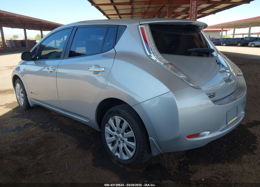 2015 NISSAN LEAF S VIN: 1N4AZ0CP8FC313619