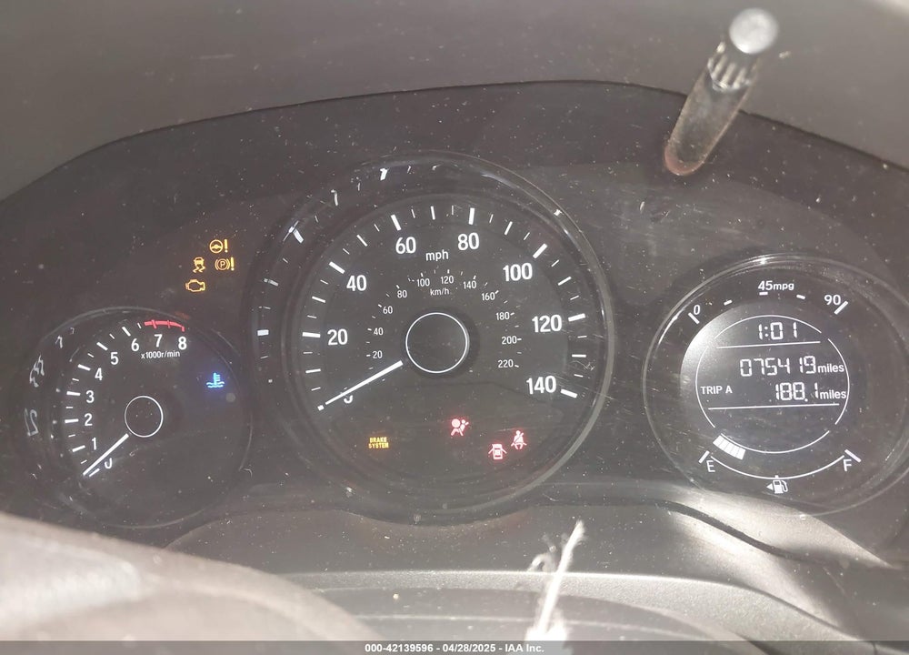 2017 HONDA HR-V LX VIN: 3CZRU5H36HG707791