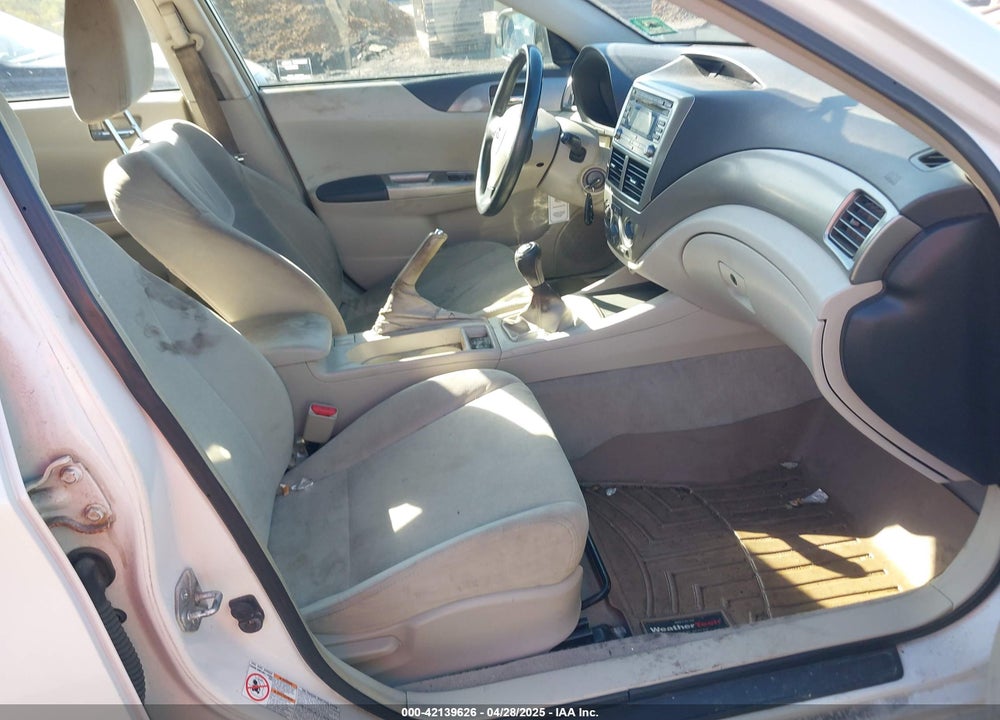 2008 SUBARU IMPREZA VIN: JF1GH61658G833086