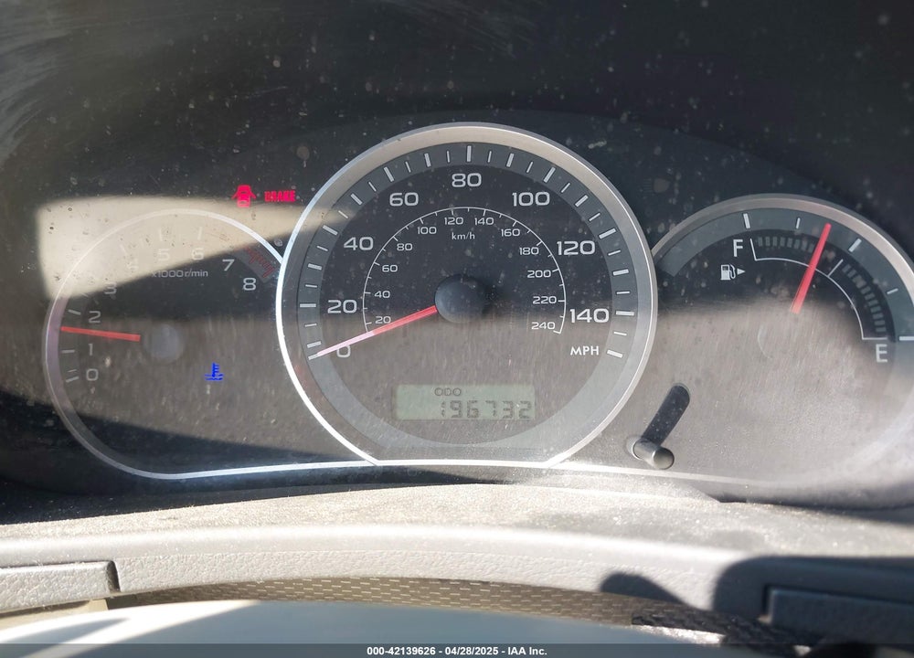 2008 SUBARU IMPREZA VIN: JF1GH61658G833086