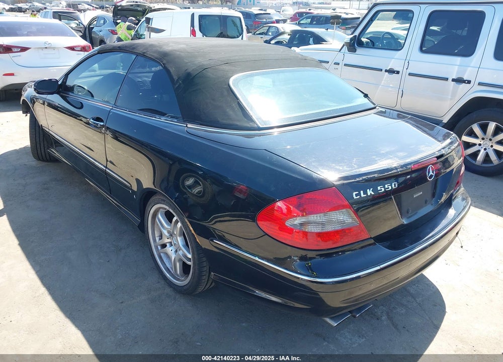2007 MERCEDES-BENZ CLK 550 VIN: WDBTK72F07T079596