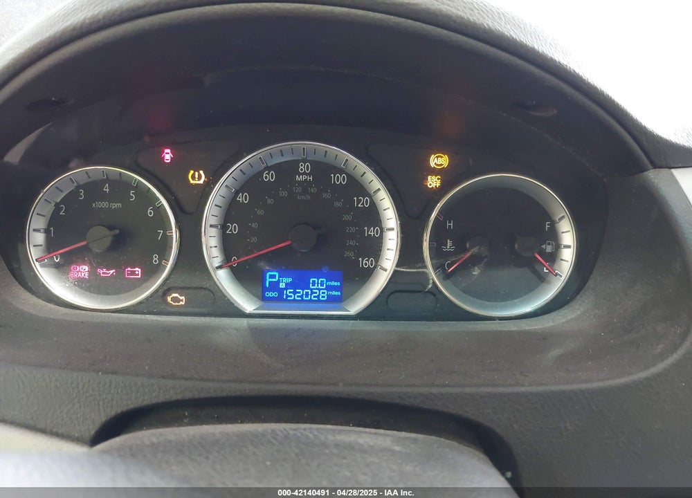 2009 HYUNDAI SONATA GLS VIN: 5NPET46C69H529748