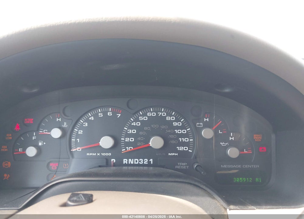2004 FORD EXPLORER EDDIE BAUER VIN: 1FMZU74K94UB44804