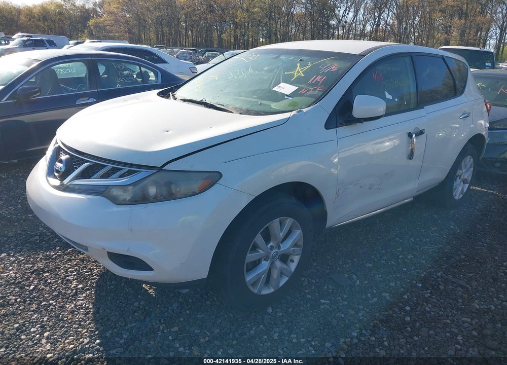 2012 NISSAN MURANO S VIN: JN8AZ1MW0CW232957