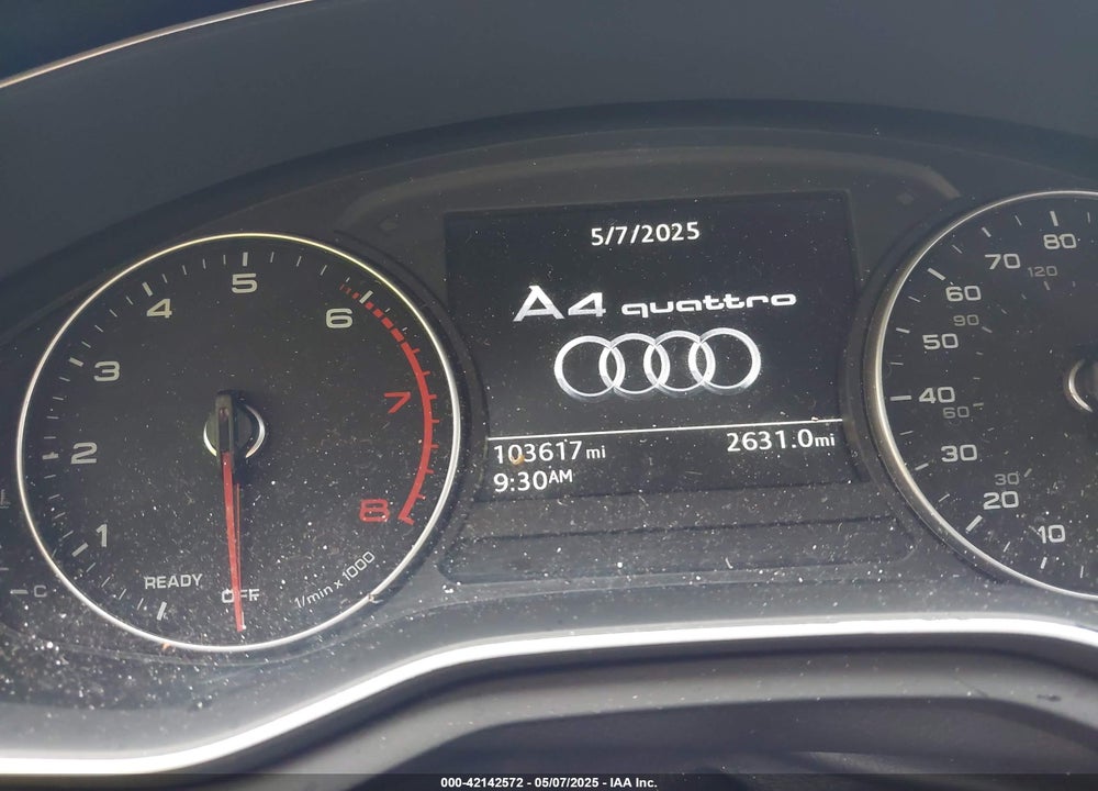 2017 AUDI A4 VIN: WAUANAF46HN012459