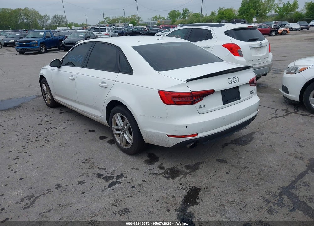 2017 AUDI A4 VIN: WAUANAF46HN012459