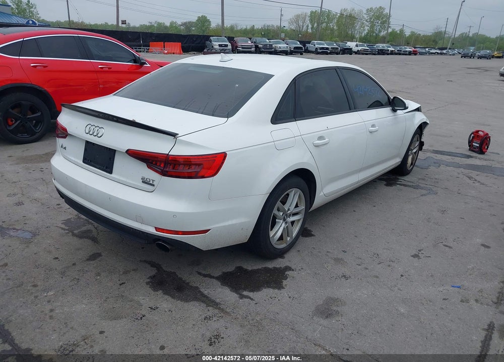 2017 AUDI A4 VIN: WAUANAF46HN012459