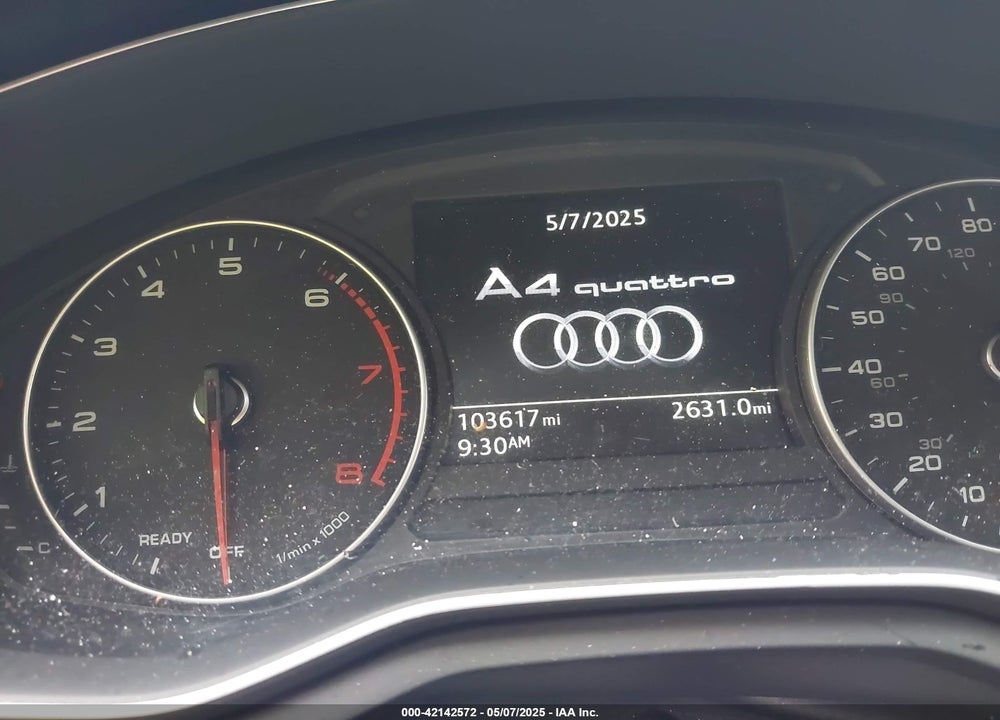 2017 AUDI A4 VIN: WAUANAF46HN012459