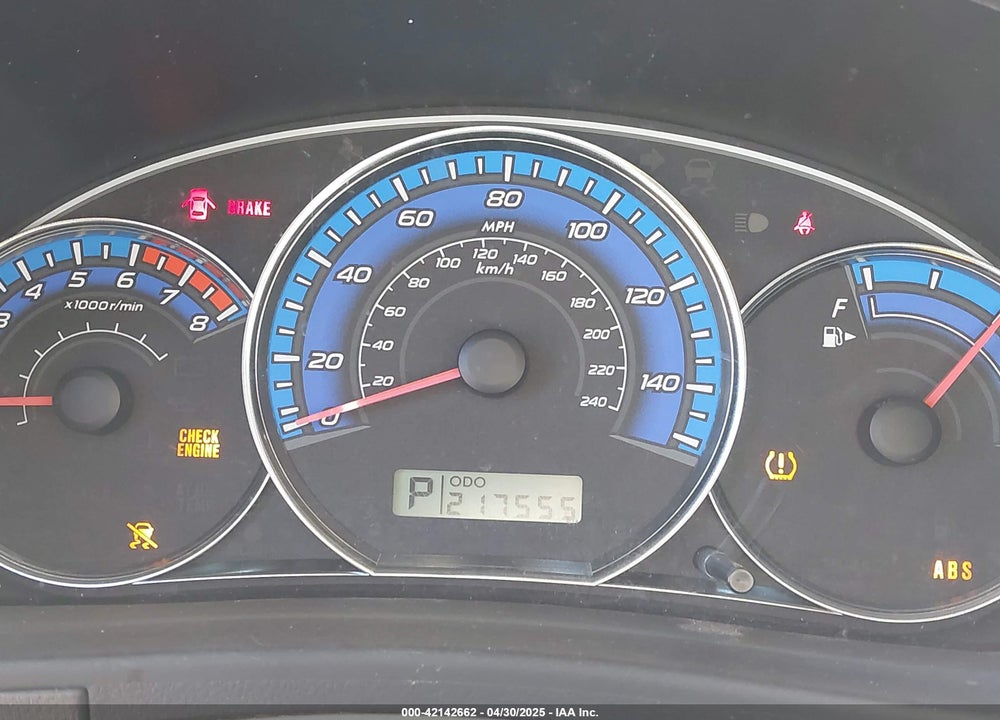 2009 SUBARU FORESTER 2.5X VIN: JF2SH63689H725804