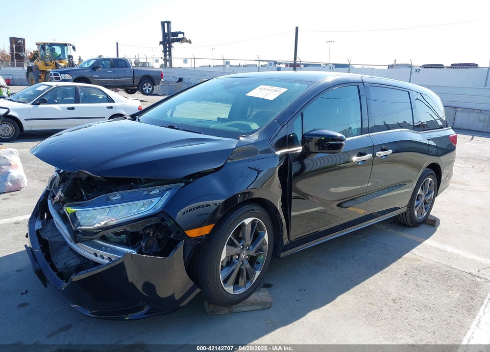 2022 HONDA ODYSSEY ELITE VIN: 5FNRL6H93NB051618