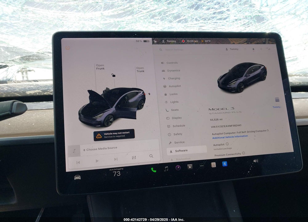 2021 TESLA MODEL 3 VIN: 5YJ3E1EAXMF982441