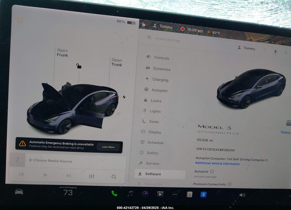 2021 TESLA MODEL 3 VIN: 5YJ3E1EAXMF982441