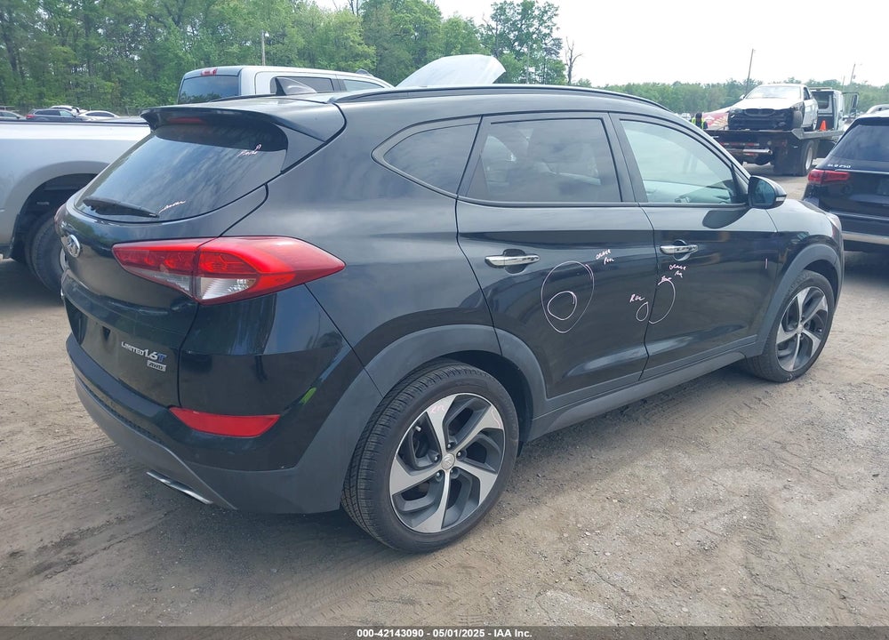 2016 HYUNDAI TUCSON LIMITED VIN: KM8J3CA22GU262307