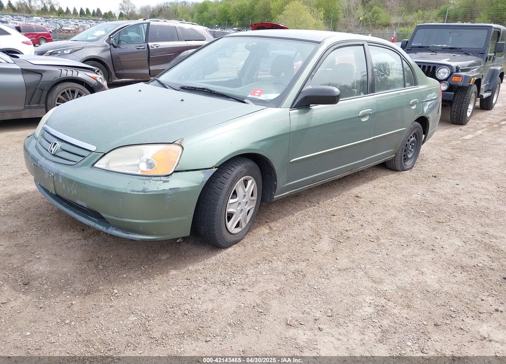 2003 HONDA CIVIC LX VIN: 2HGES16503H588525