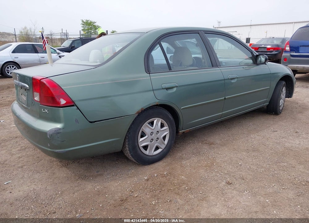 2003 HONDA CIVIC LX VIN: 2HGES16503H588525