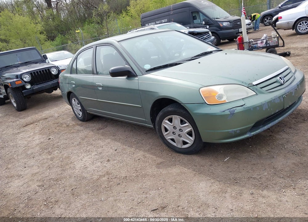 2003 HONDA CIVIC LX VIN: 2HGES16503H588525