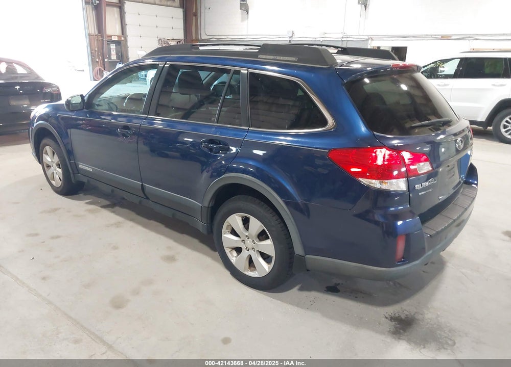 2011 SUBARU OUTBACK VIN: 4S4BRBGC3B3374688