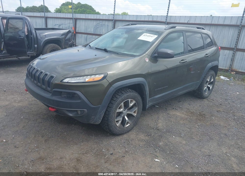 2014 JEEP CHEROKEE TRAILHAWK VIN: 1C4PJMBBXEW232210