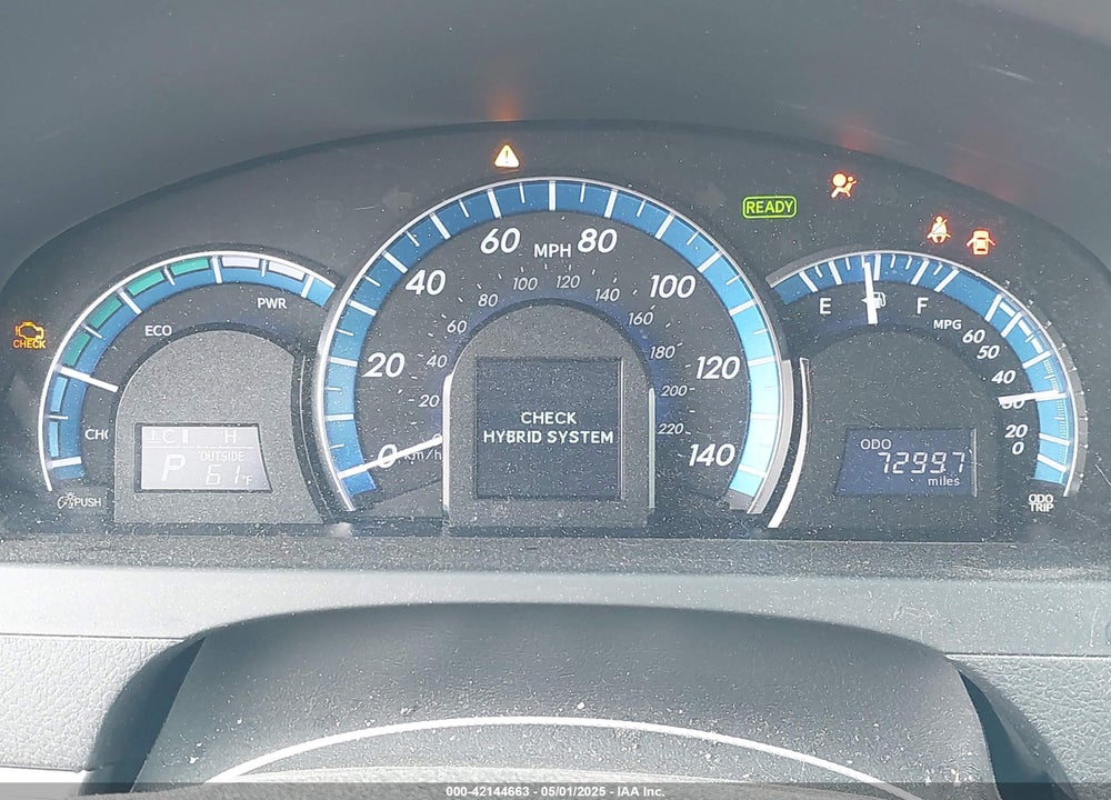 2014 TOYOTA CAMRY HYBRID VIN: 4T1BD1FK5EU117290