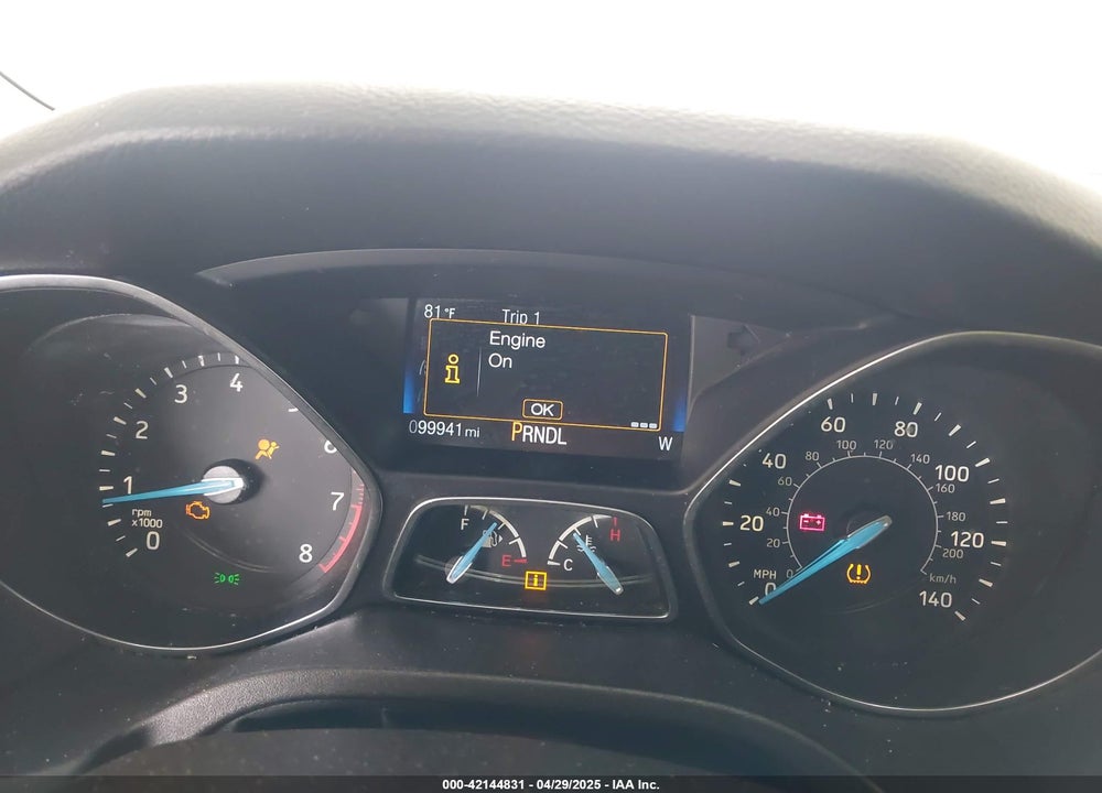 2016 FORD FOCUS VIN: 1FADP3K22GL264347