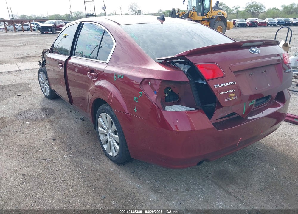 2012 SUBARU LEGACY VIN: 4S3BMCJ66C3035372