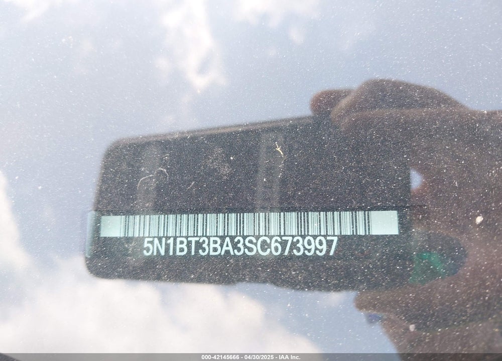 2025 NISSAN ROGUE VIN: 5N1BT3BA3SC673997