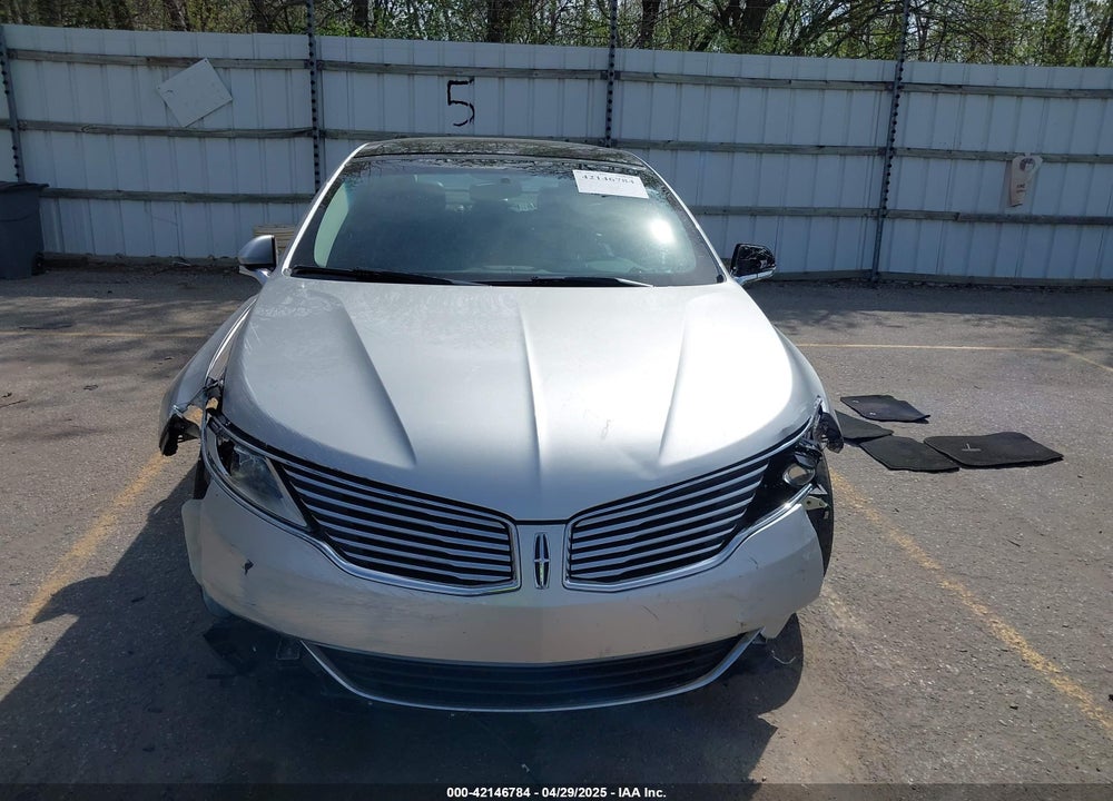 2014 LINCOLN MKZ VIN: 3LN6L2JK2ER835999