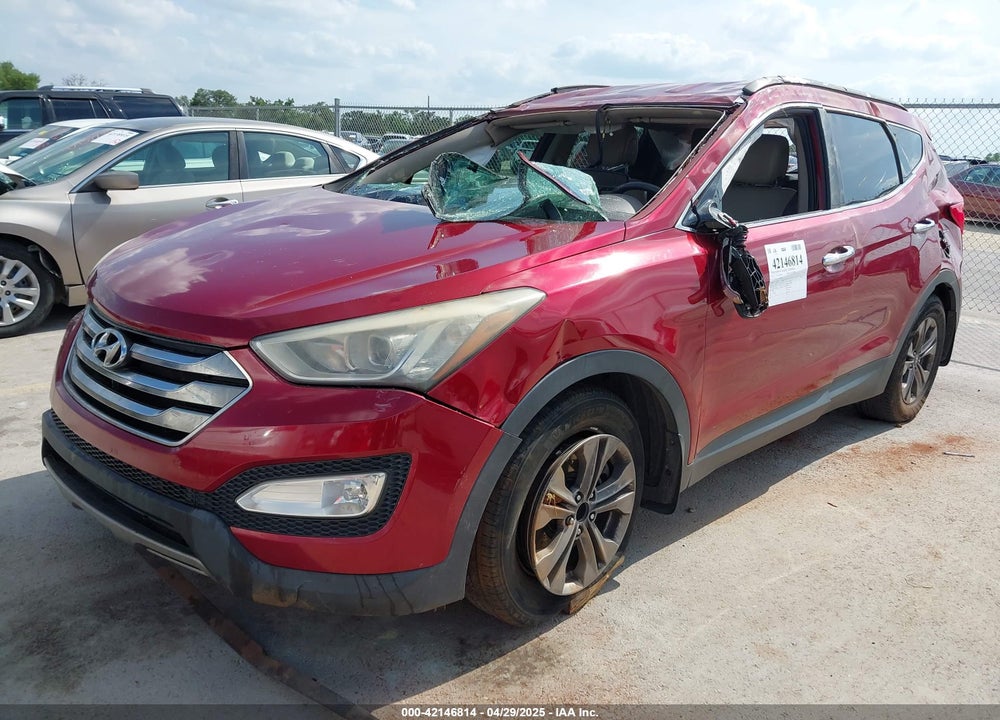 2013 HYUNDAI SANTA FE VIN: 5XYZU3LB1DG096635