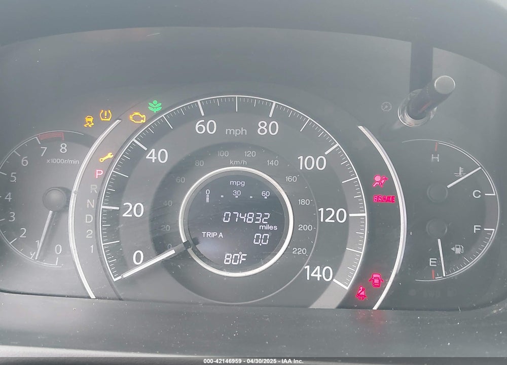 2013 HONDA CR-V VIN: 5J6RM4H78DL050292