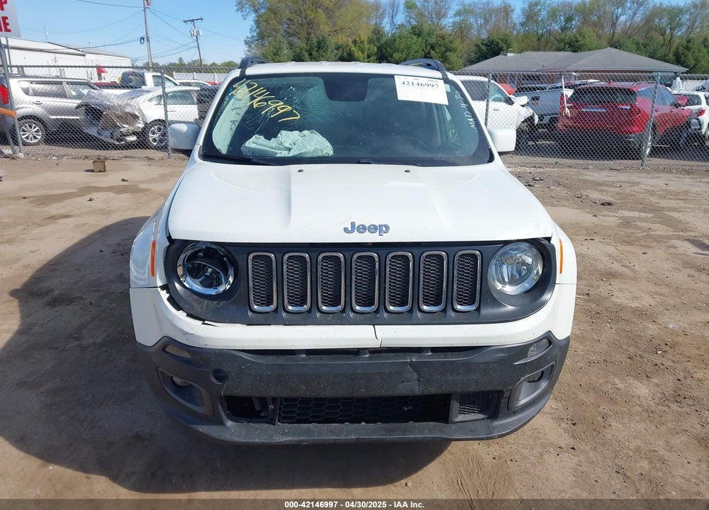 2017 JEEP RENEGADE LATITUDE 4X4 VIN: ZACCJBBB6HPE84704