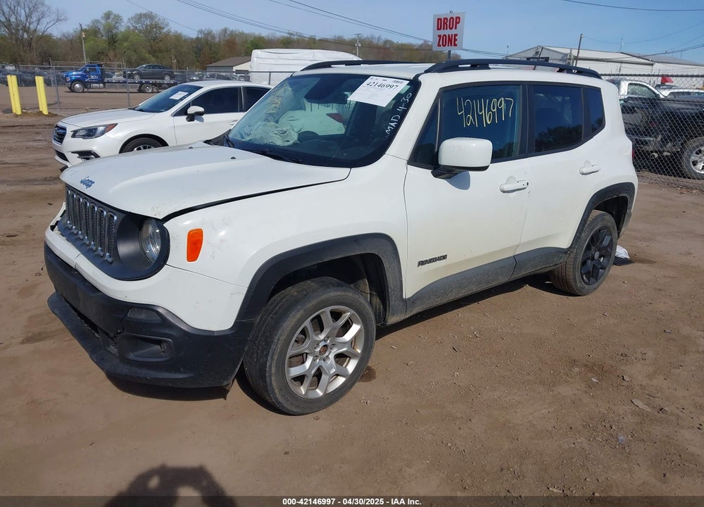 2017 JEEP RENEGADE LATITUDE 4X4 VIN: ZACCJBBB6HPE84704