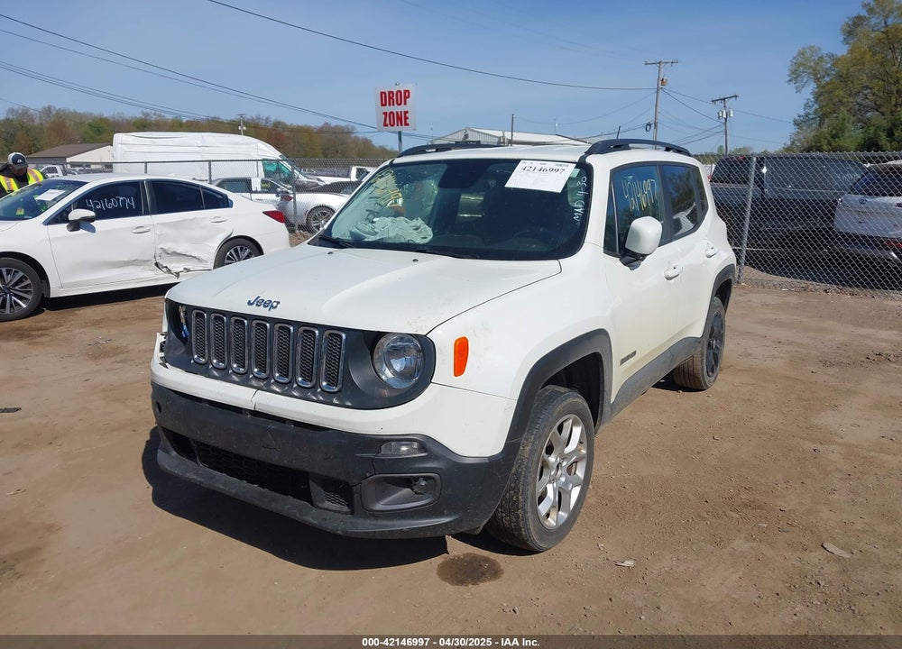 2017 JEEP RENEGADE LATITUDE 4X4 VIN: ZACCJBBB6HPE84704