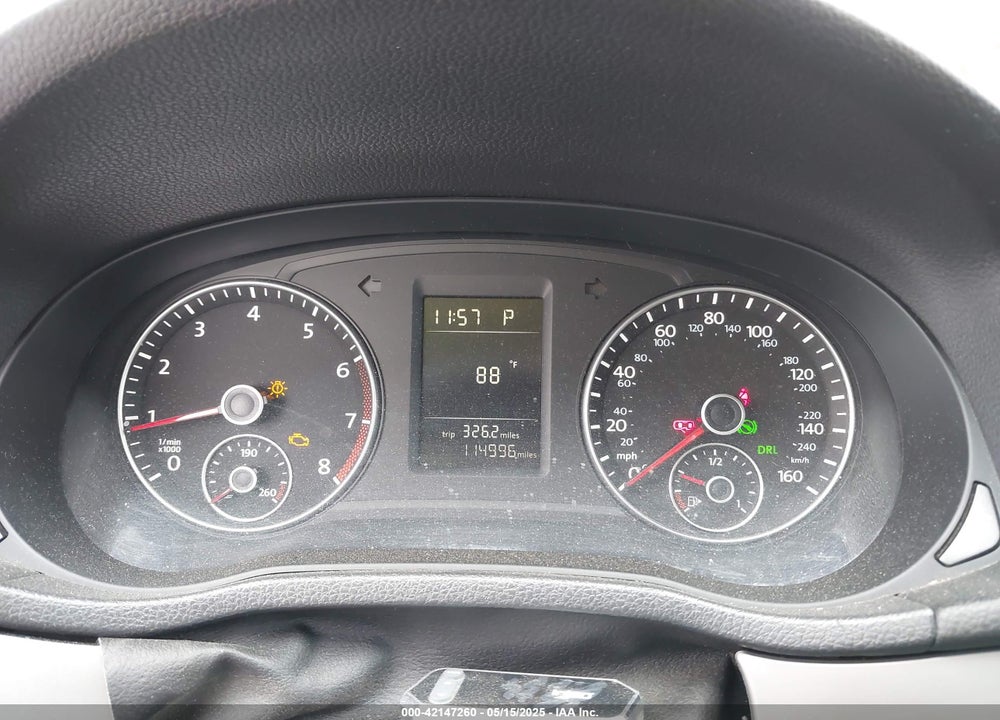 2012 VOLKSWAGEN PASSAT 2.5L S VIN: 1VWAP7A39CC074390