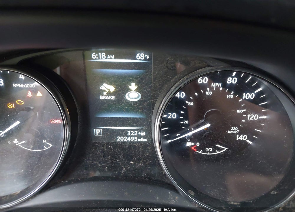 2017 NISSAN ROGUE SV VIN: 5N1AT2MT8HC838116