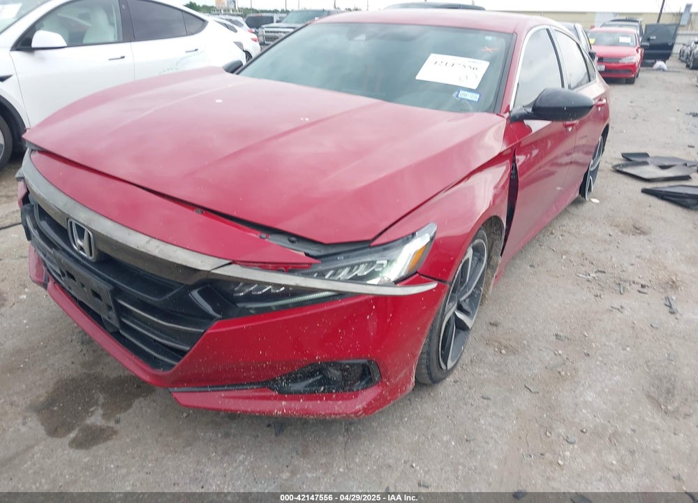 2021 HONDA ACCORD VIN: 1HGCV1F32MA119580