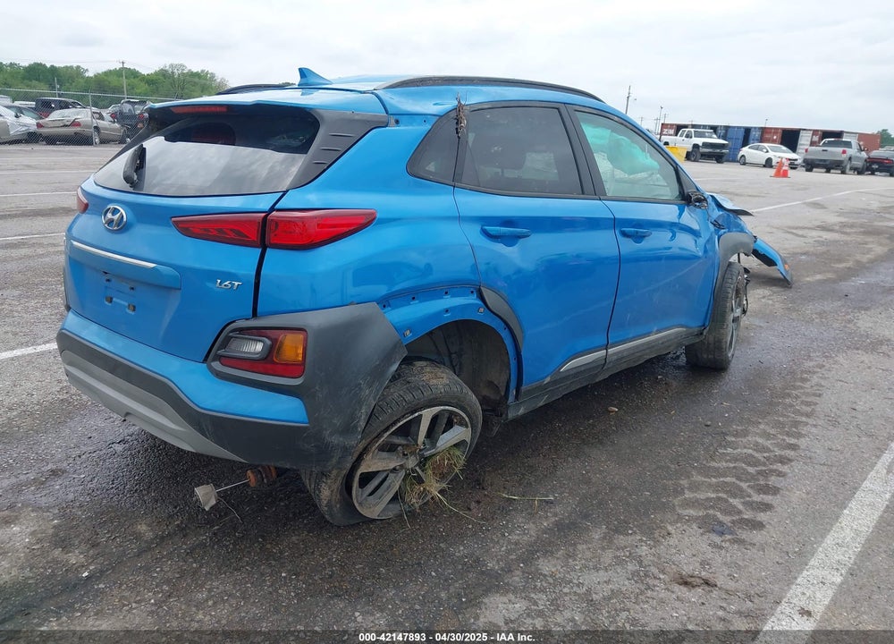 2020 HYUNDAI KONA LIMITED VIN: KM8K33A5XLU513034